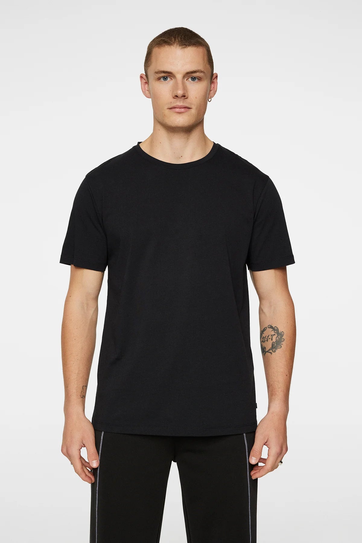 J.Lindeberg Sid Basic T-shirt Black - Mojo Independent Store