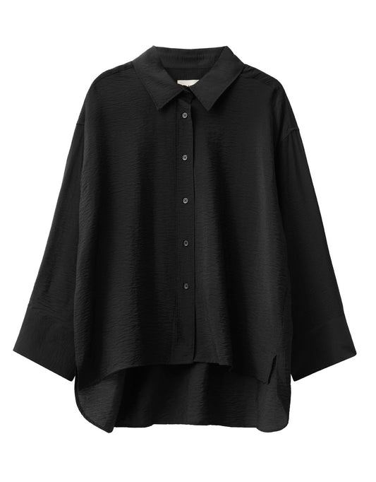 A Part of the Art Soul Crinkled Shirt Black