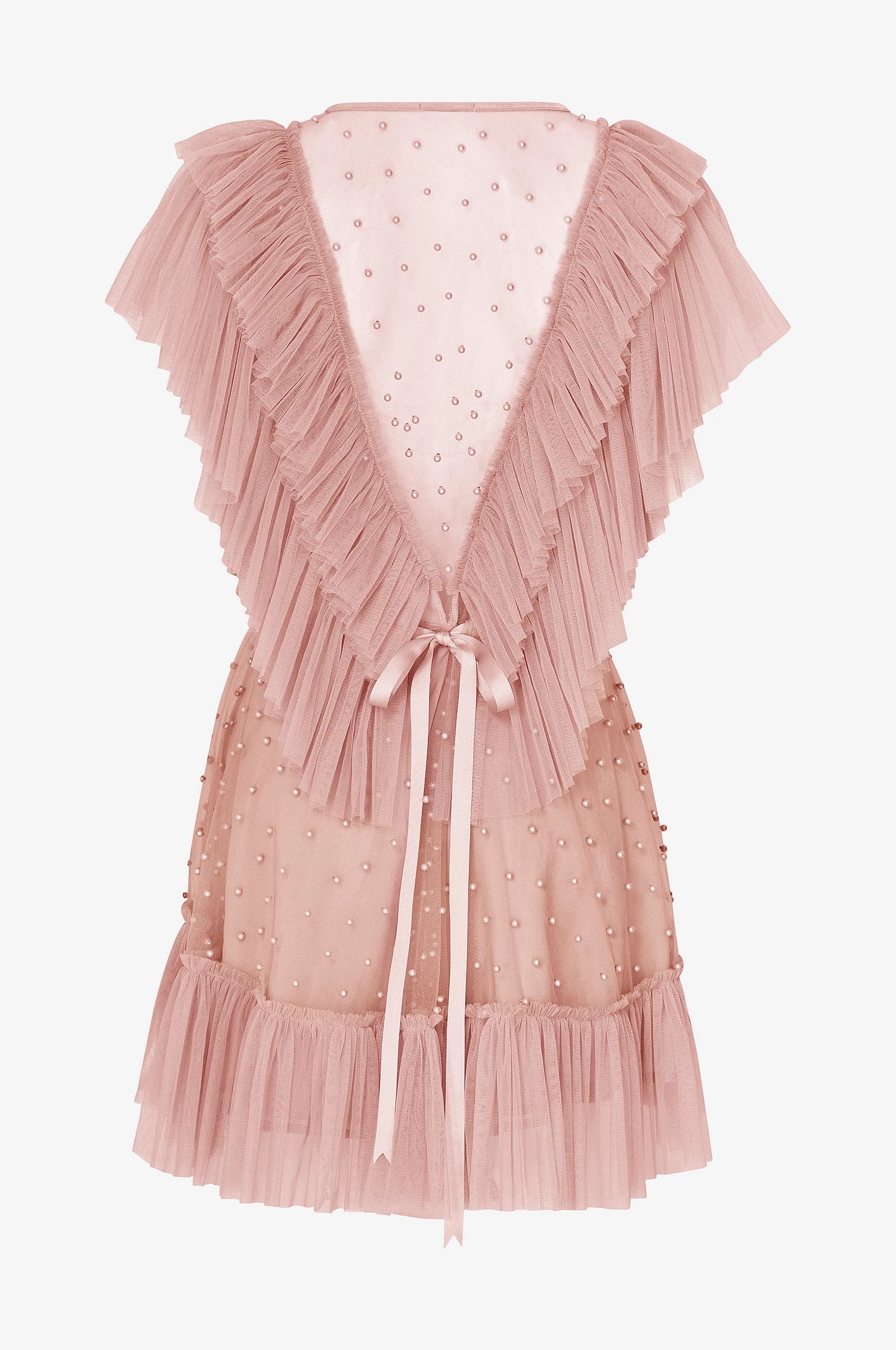 Ida Sjöstedt Nathalie Bead Dress Pale Pink