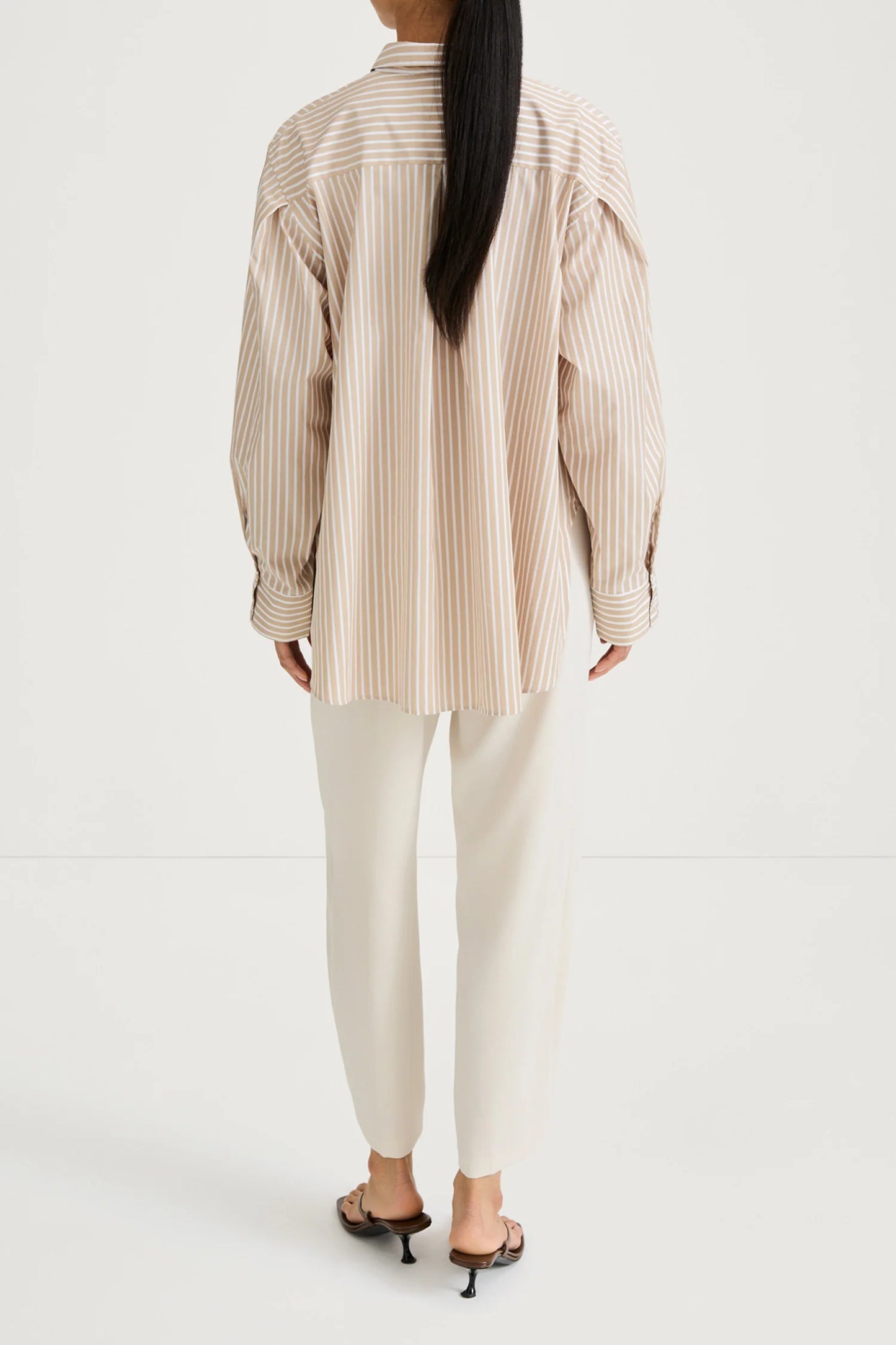 Stylein Jansell Shirt Beige Stripe - Mojo Independent Store