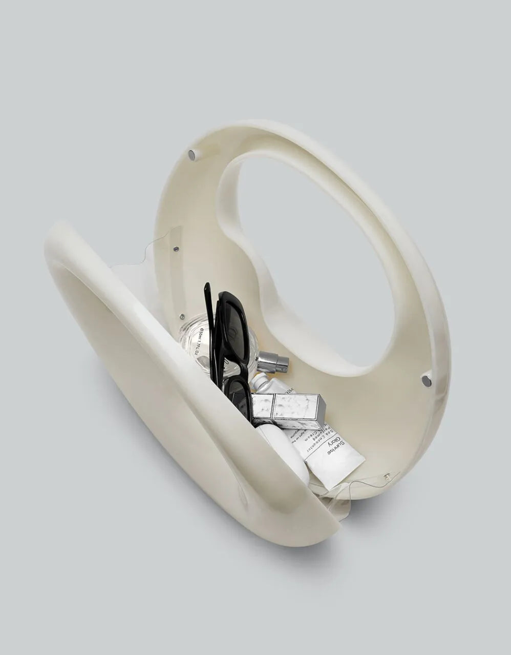 Gaston Luga Billie Bag Pearl White