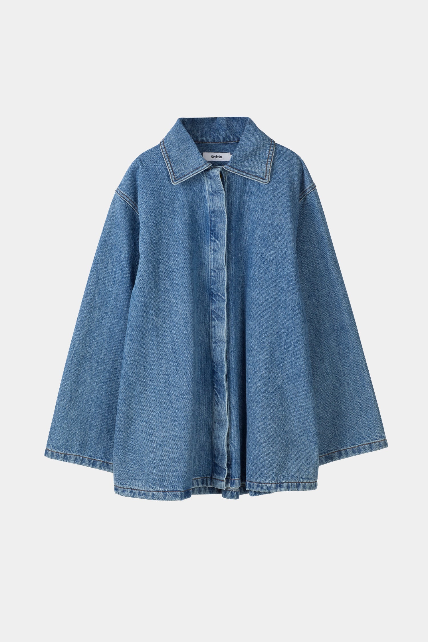 Stylein Karen Denim Jacket Vintage Blue - Mojo Independent Store