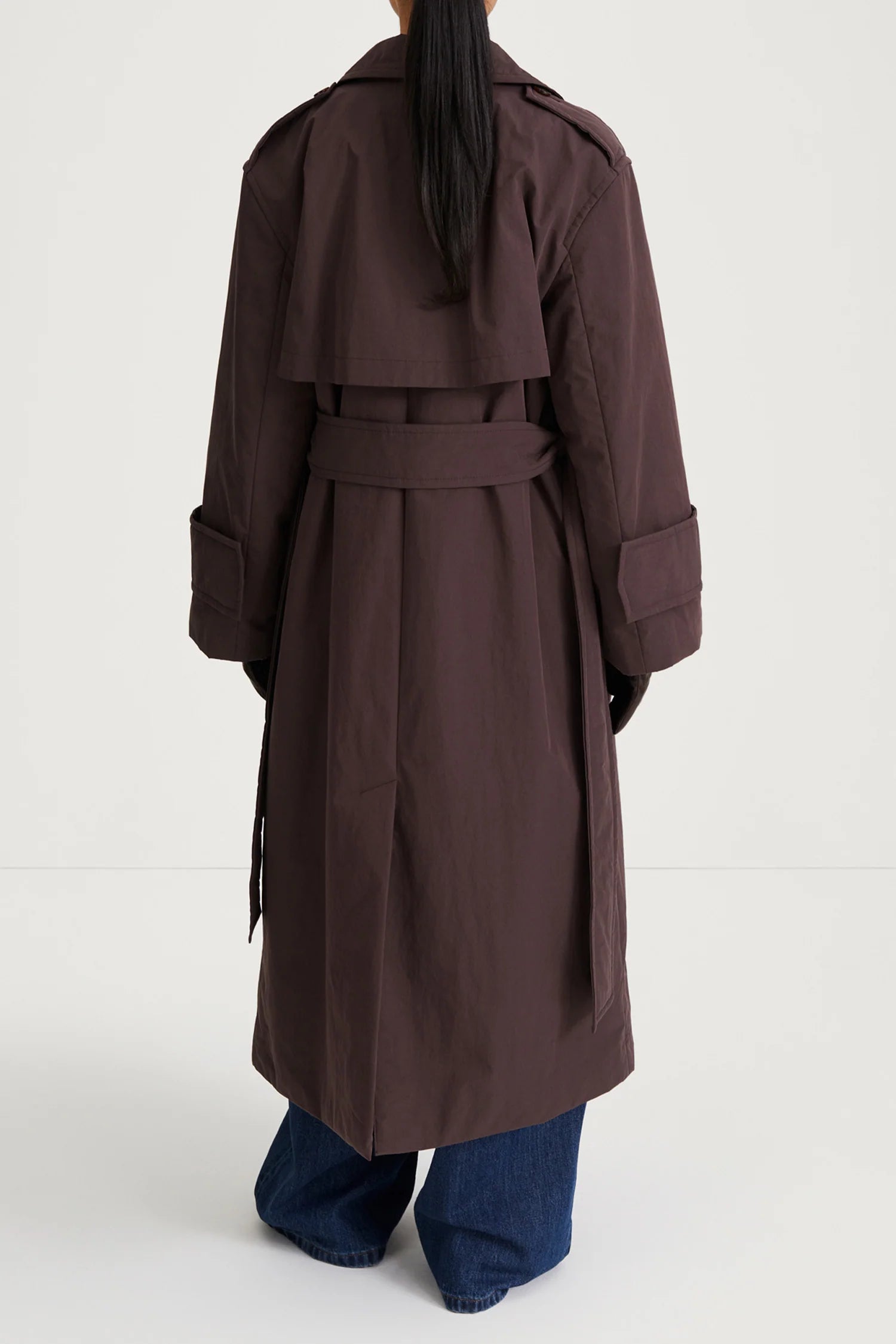 Stylein Sandra Padded Trench Coffee - Mojo Independent Store