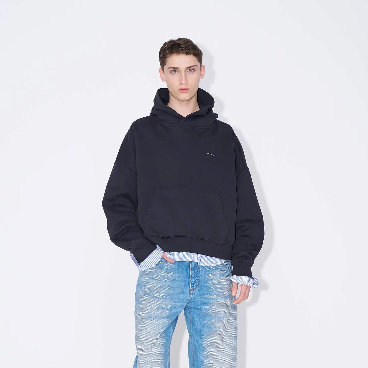 Eytys Rex Hoodie Washed Black