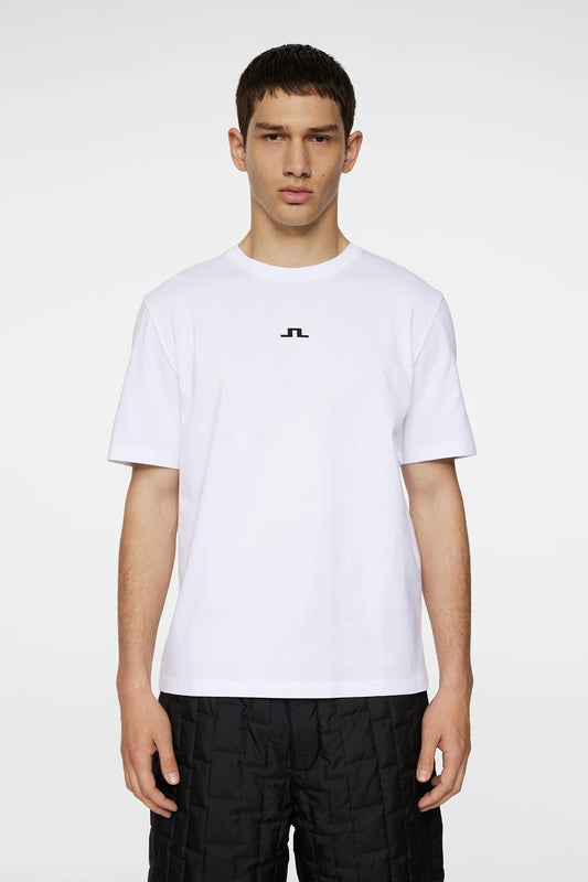 J.Lindeberg Parcie Logo Tee White