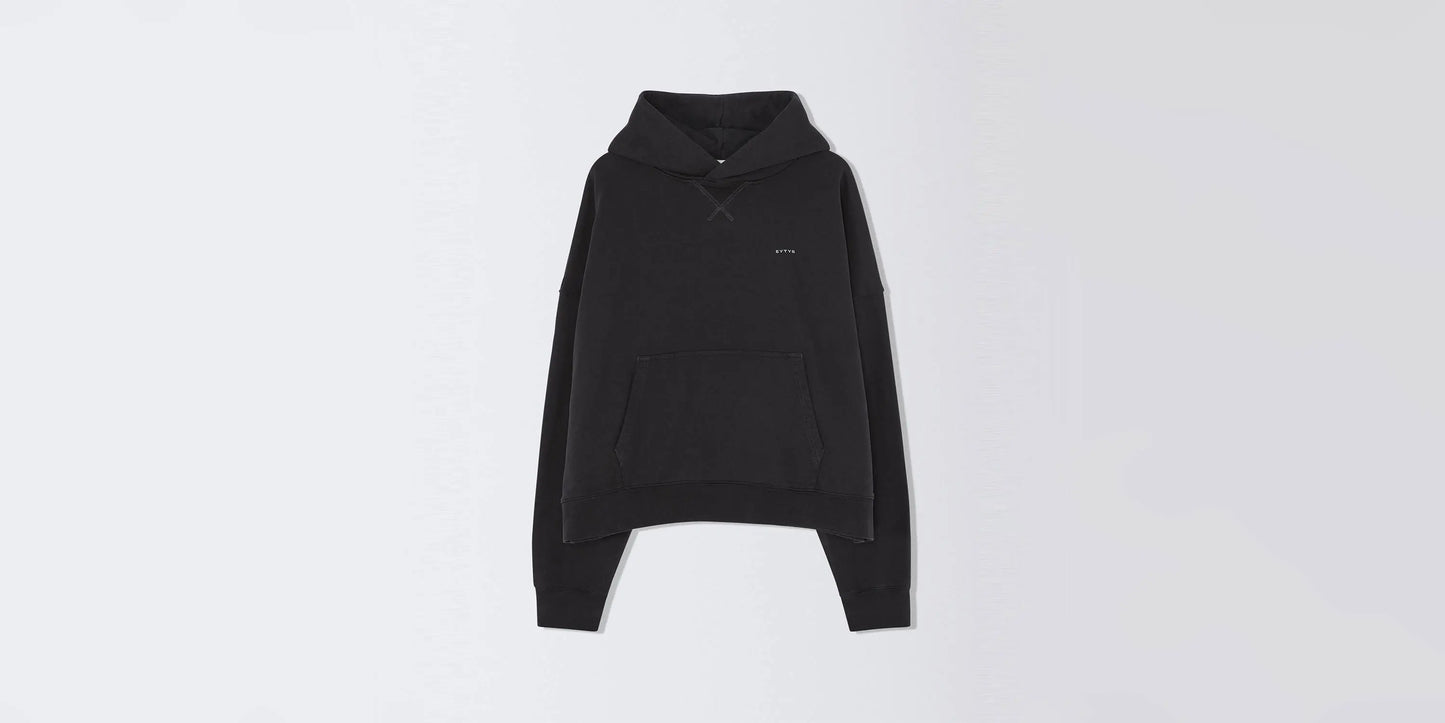 Eytys Rex Hoodie Washed Black