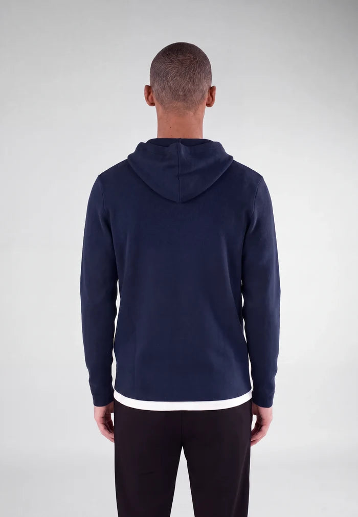 Ciszere Cedric Knitted Hoodie Midnight Ocean Blue