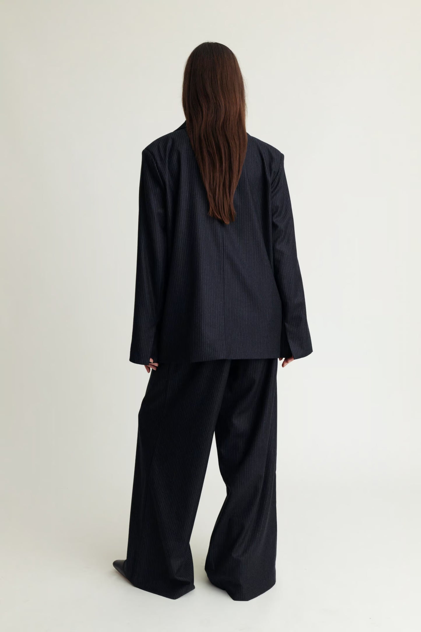 A Part Of The Art Dreamy Pants Charcole Pinstripe