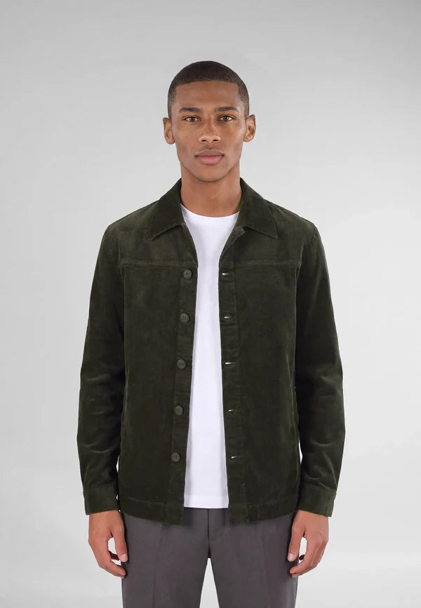 Ciszere Dylan Cord Overshirt Green