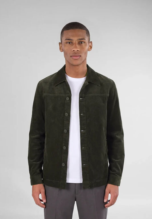 Ciszere Dylan Cord Overshirt Green