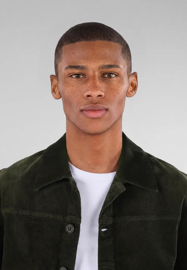 Ciszere Dylan Cord Overshirt Green