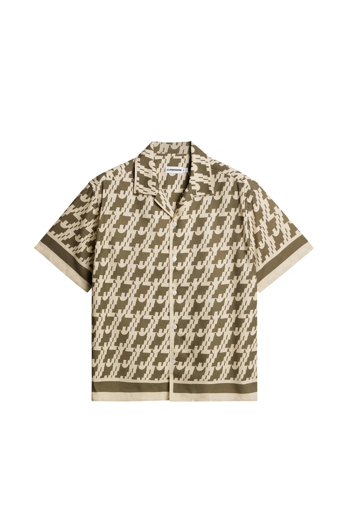 J.Lindeberg Ellis Border Resort Shirt Glitch Kamalata - Mojo Independent Store
