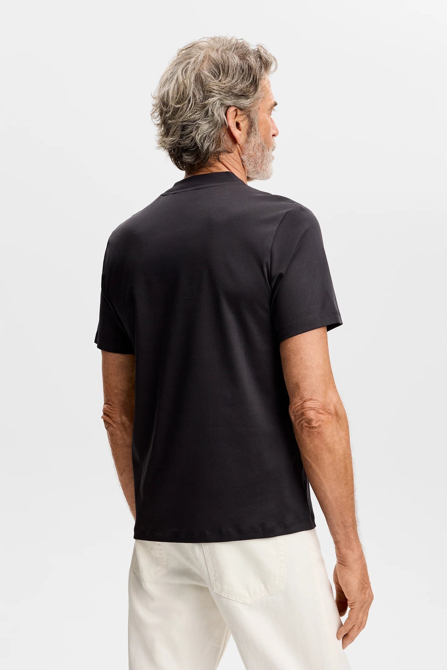 J.Lindeberg Ace Mock Neck T-shirt Black