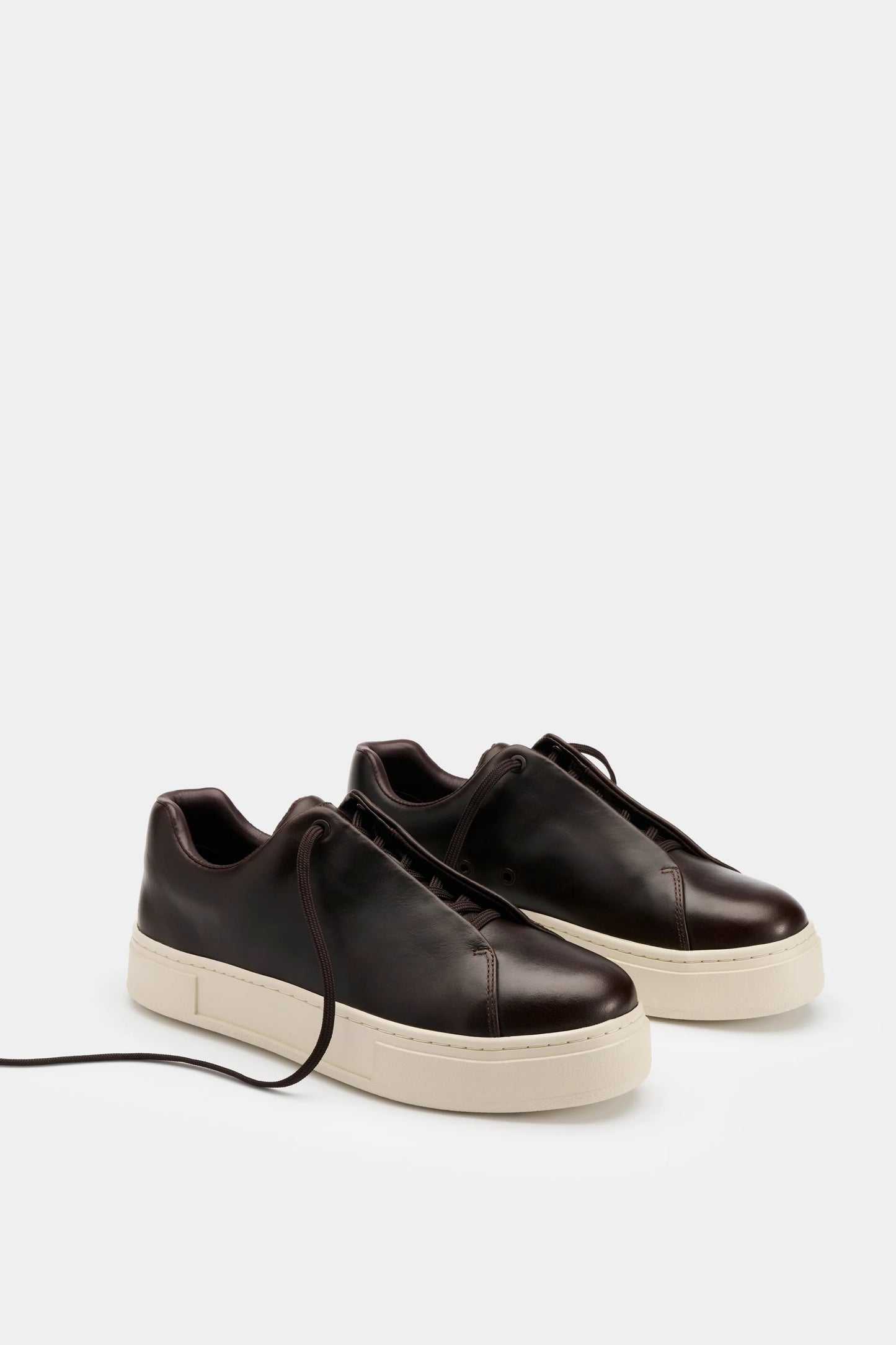 Eytys Doja Lace-Up Espresso Leather