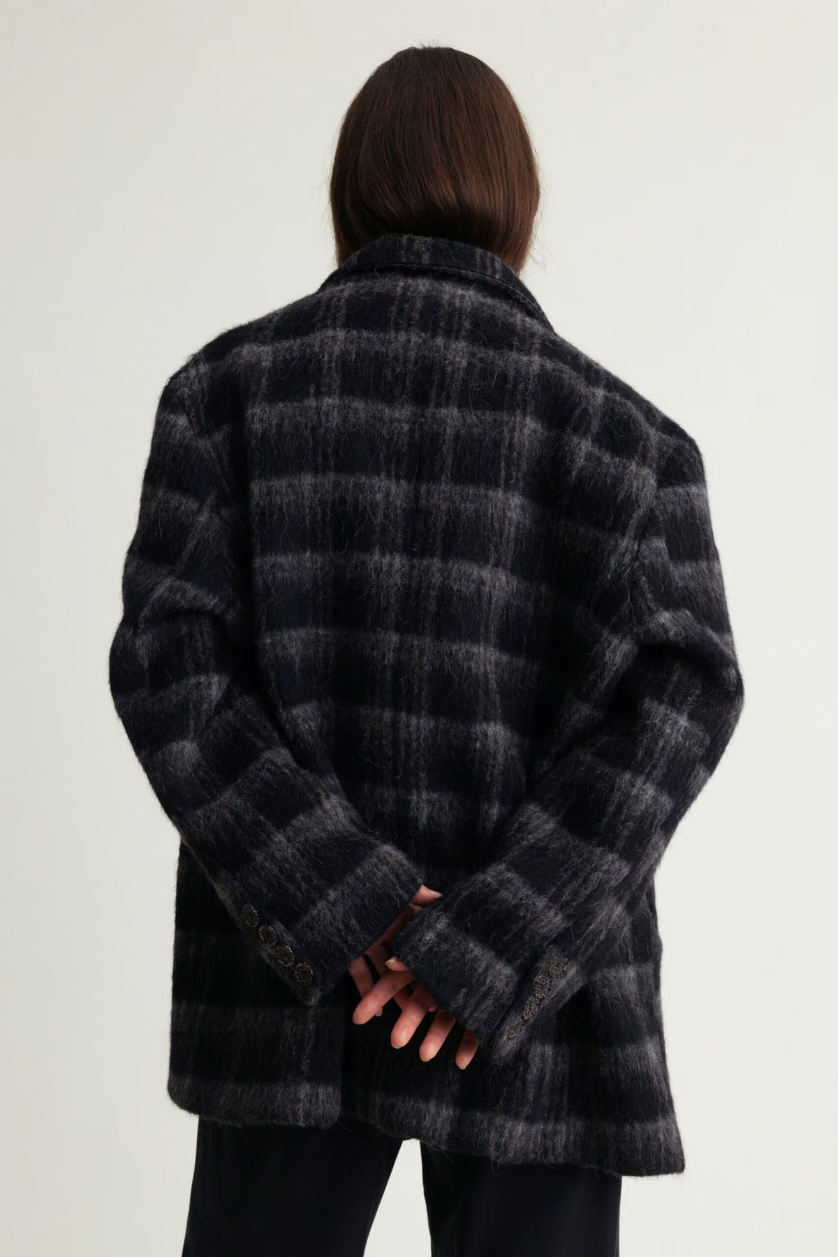 A Part of the Art Form Blazer Hairy Check Black Check - Mojo Independent Store