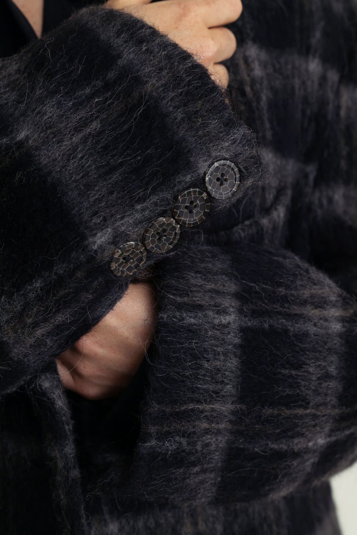 A Part of the Art Form Blazer Hairy Check Black Check - Mojo Independent Store