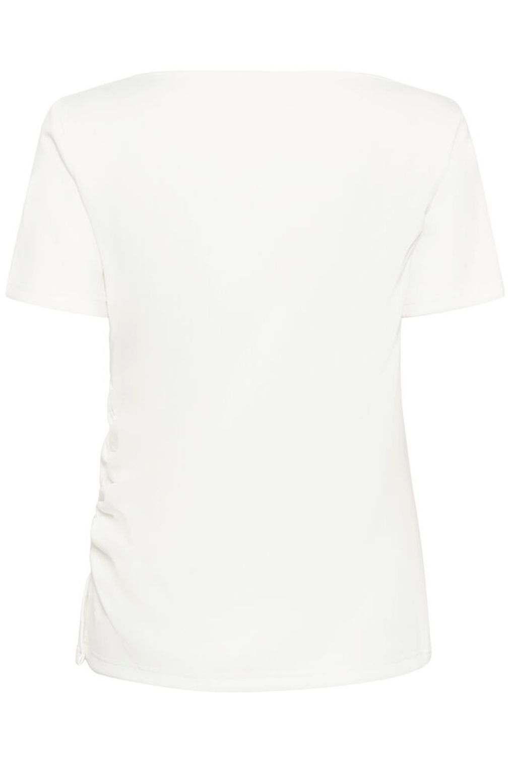 My Essential Wardrobe Helle Asymmetric Tee White - Mojo Independent Store