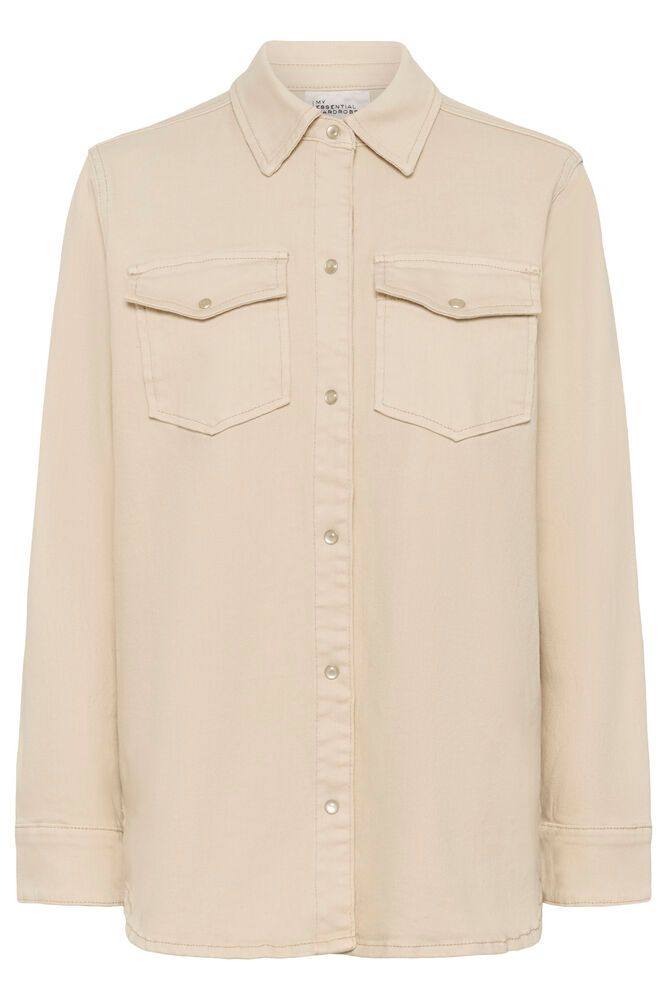 My Essential Wardrobe Dagmar 157 Shirt Oatmeal - Mojo Independent Store