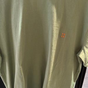 Les Deux Norregaard T-shirt Vineyard Green/Orange