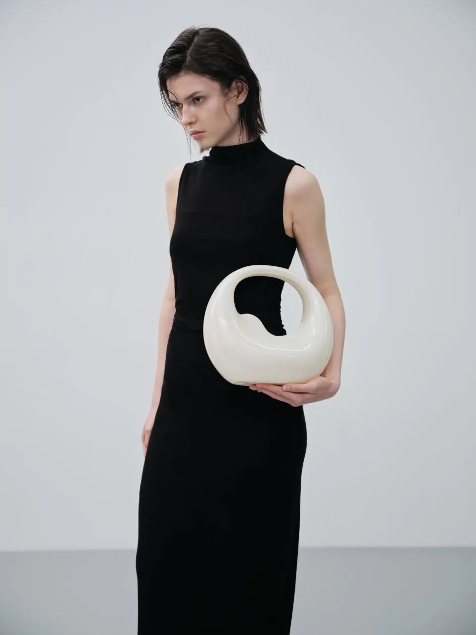 Gaston Luga Billie Bag Pearl White