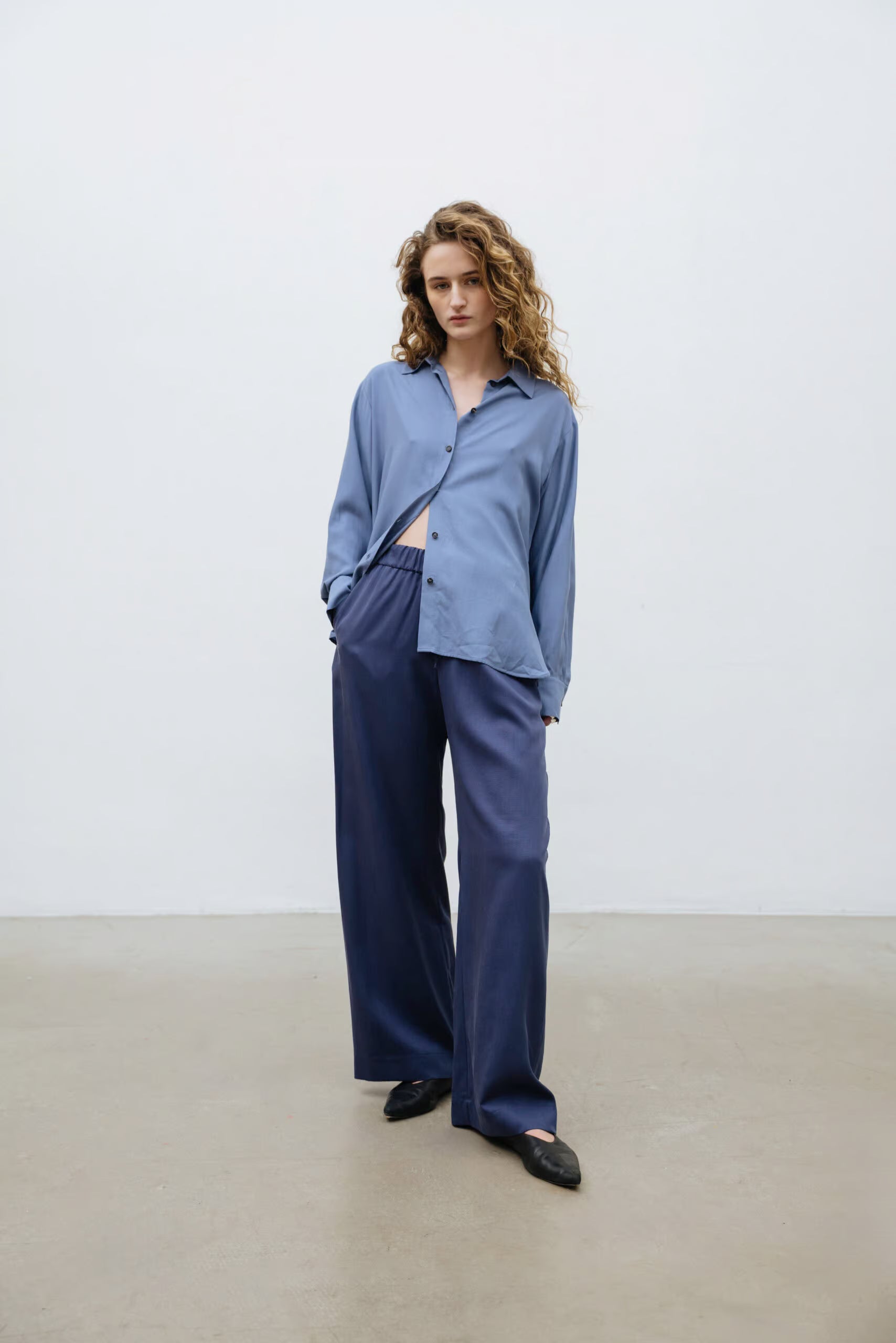A Part of the Art Daily Shirt Pale Indigo - Mojo Independent Store
