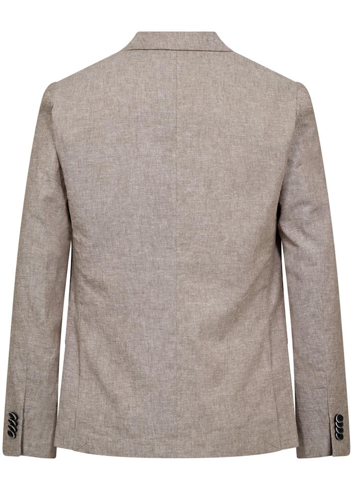 Bruun & Stengade Sasso Classic Fit Blazer Brown - Mojo Independent Store