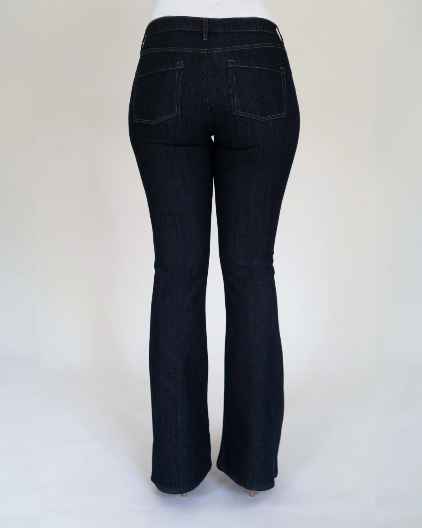 Àvora Bianca Flared Denim Tall Dark Blue