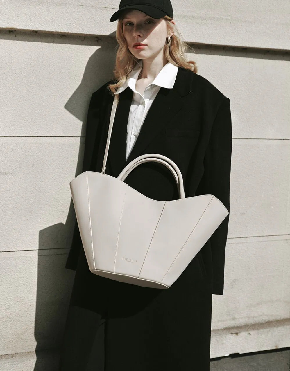 Gaston Luga Josefine Tote Cloud Cream