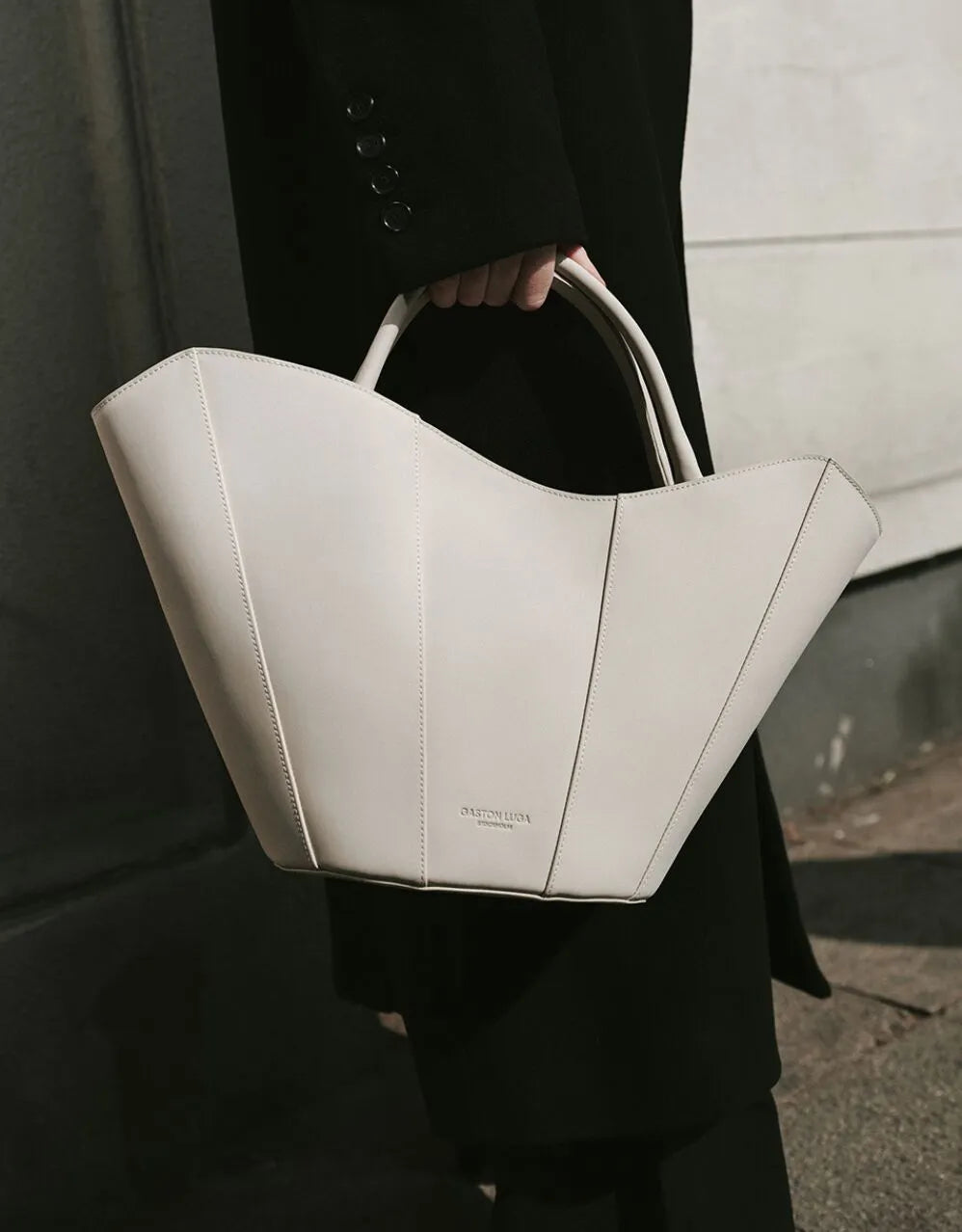 Gaston Luga Josefine Tote Cloud Cream