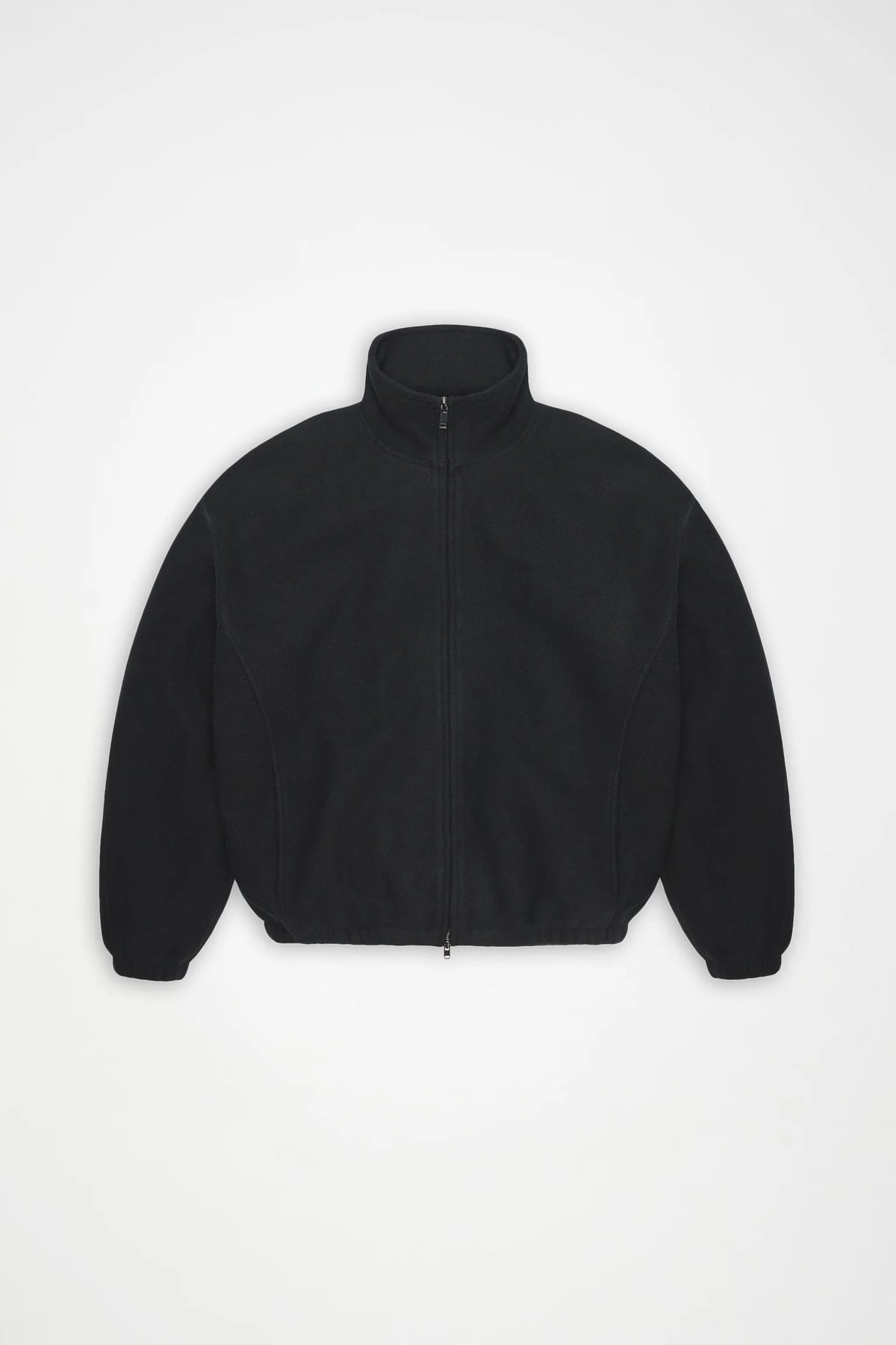 Rains Fleece Zip Jacket Black