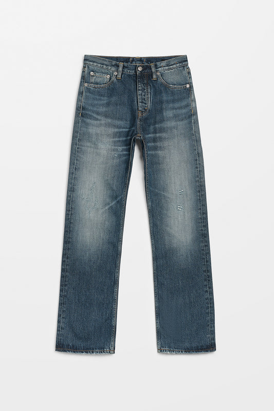 Hope Rush Jeans Mid Blue Cross Hatch