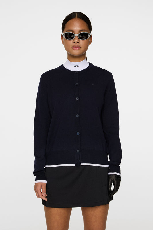 J.Lindeberg Joanna Knitted Cardigan JL Navy - Mojo Independent Store