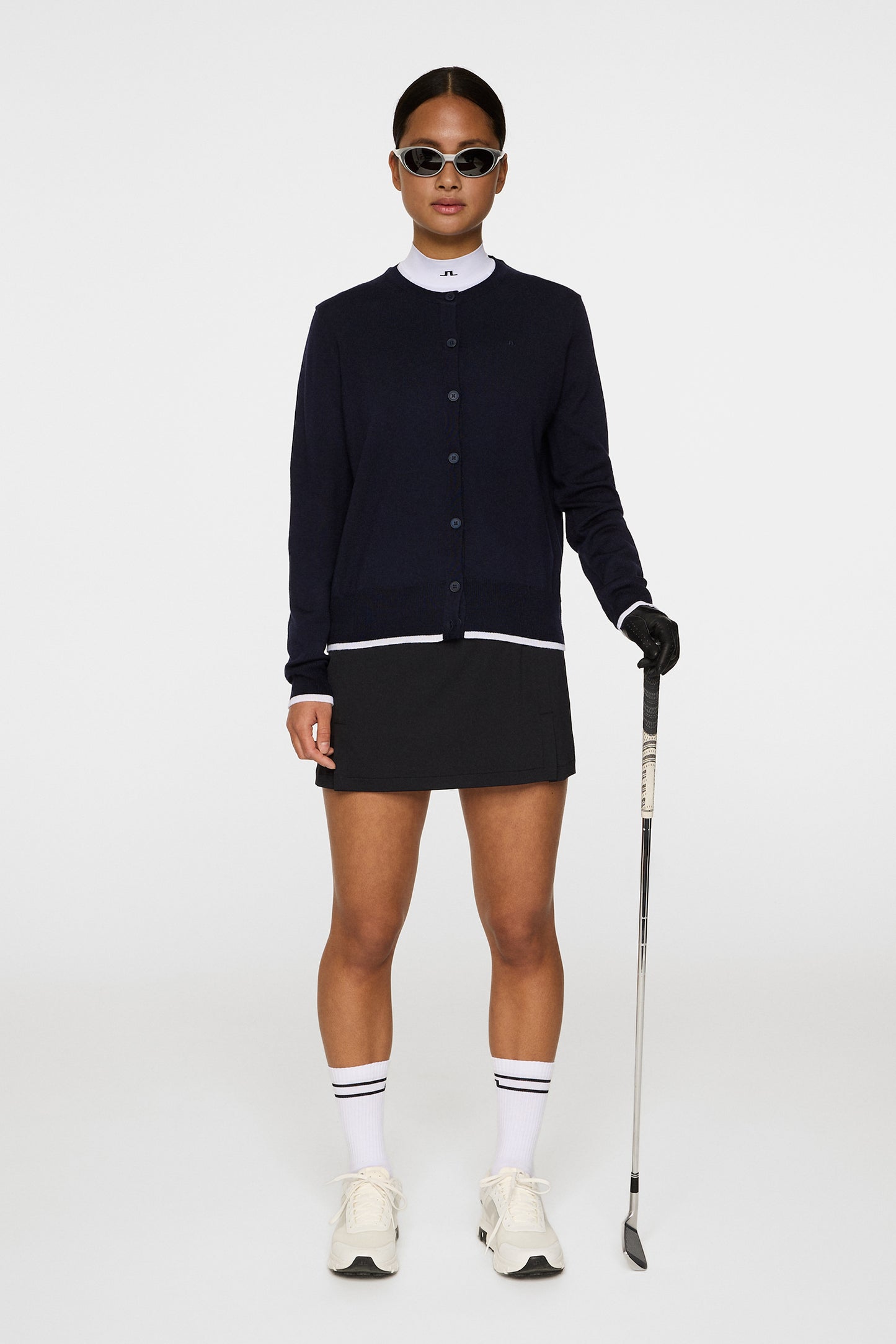 J.Lindeberg Joanna Knitted Cardigan JL Navy - Mojo Independent Store