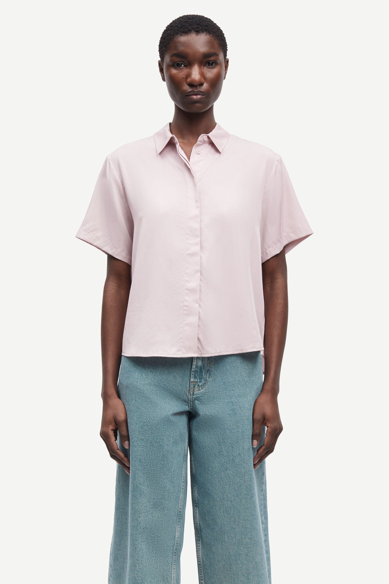 Samsøe Samsøe Mina SS Shirt Violet Ice