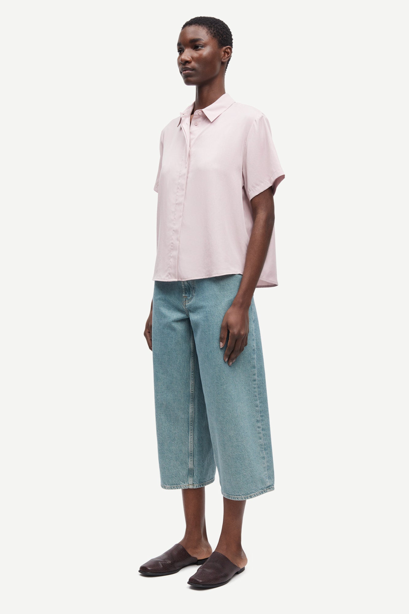 Samsøe Samsøe Mina SS Shirt Violet Ice