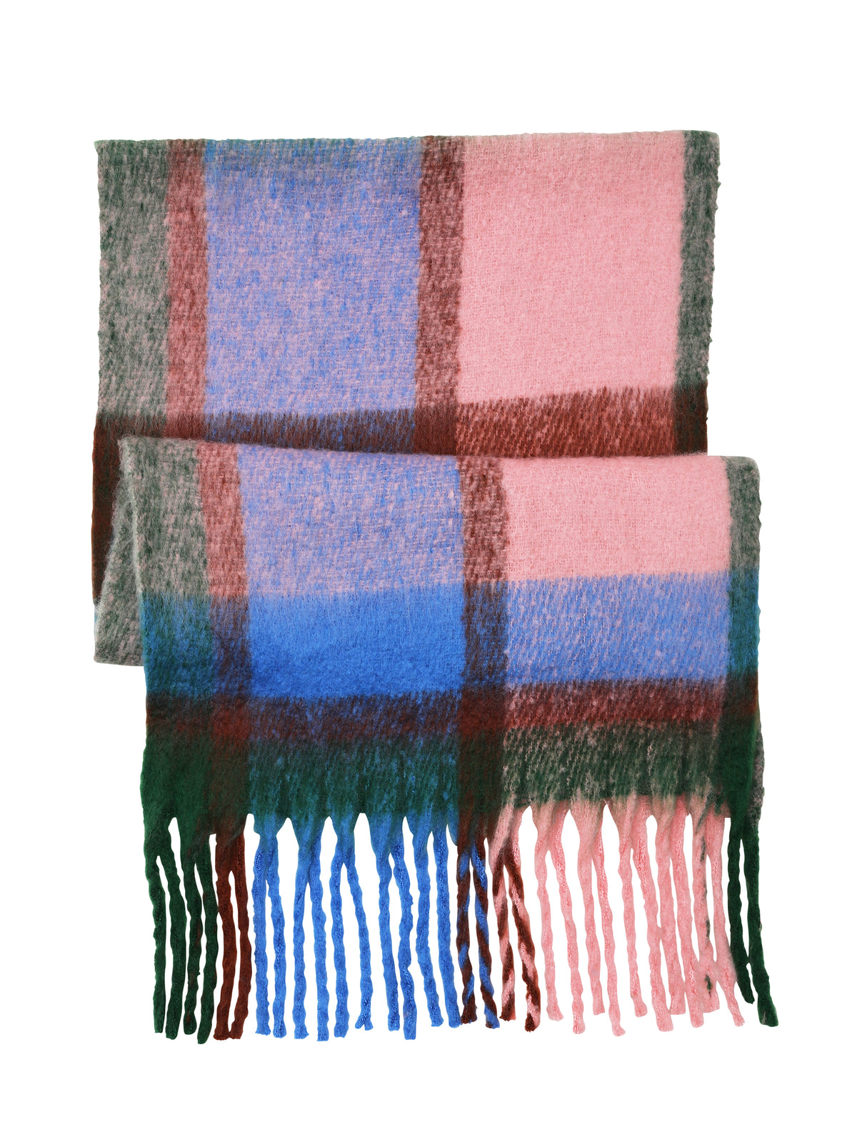 French Connection Super Soft Check Scarf Multi