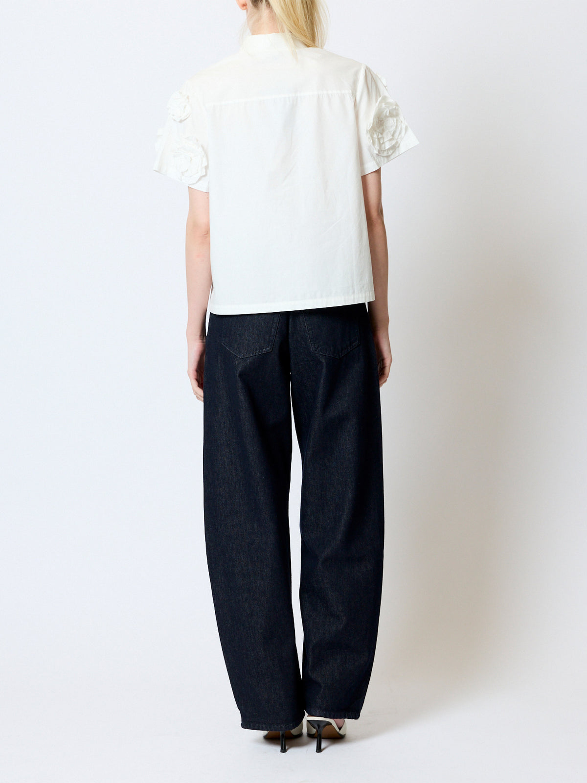 French Connection Sindey Cotton 3D Shirt Winter White