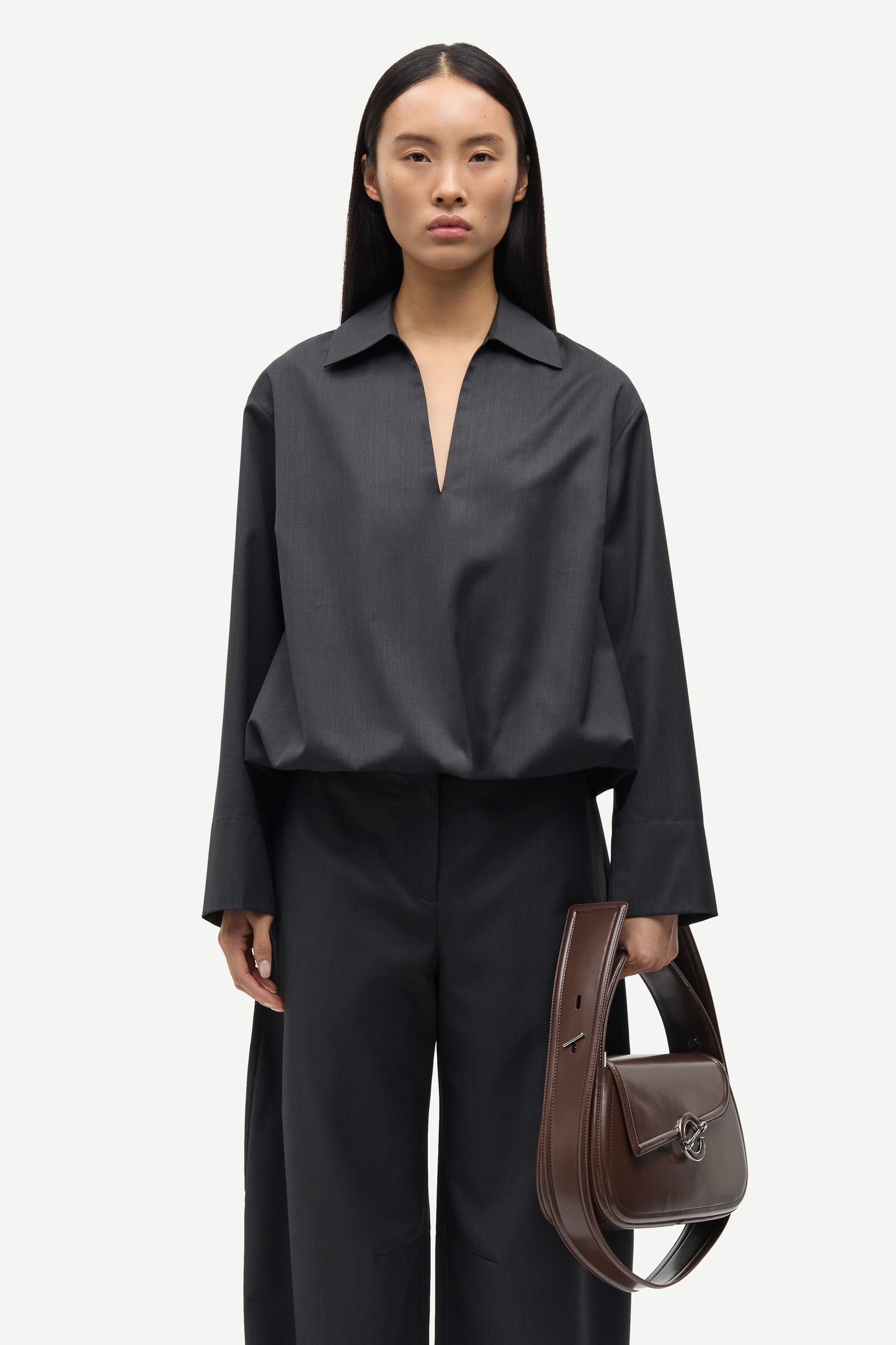 Samsøe Samsøe Sadaphne Shirt Black Mel