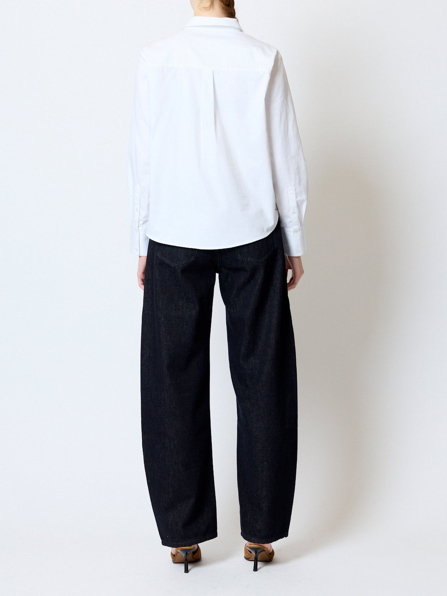 French Connection Alexis Cotton Floral Embroidered Shirt Lin wht/sesam neutr