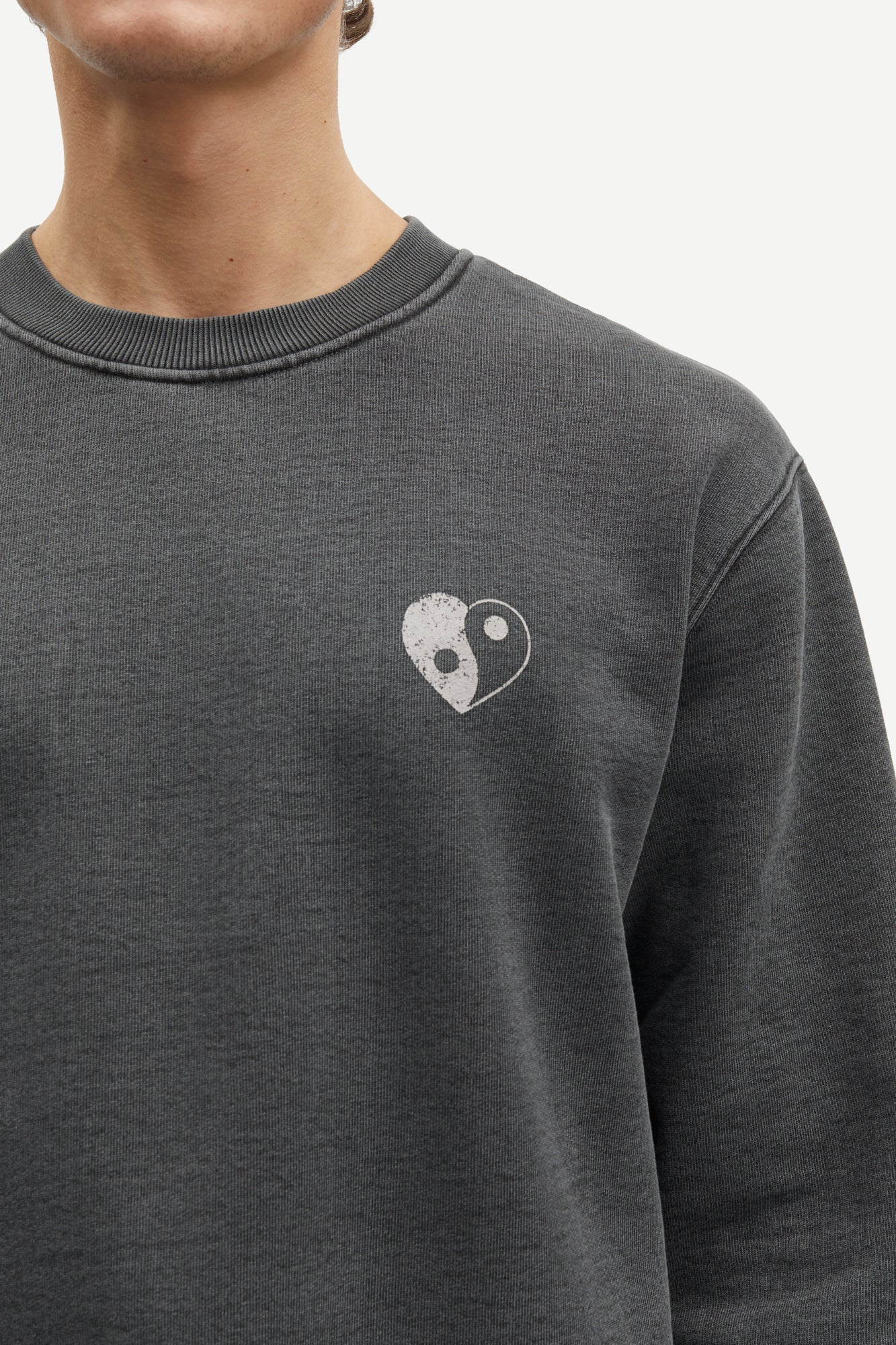 Samsøe Samsøe Sapoetry. Sweatshirt  Black Balance