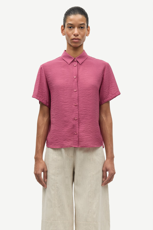 Samsøe Samsøe Saminna SS Shirt Dry Rose - Mojo Independent Store