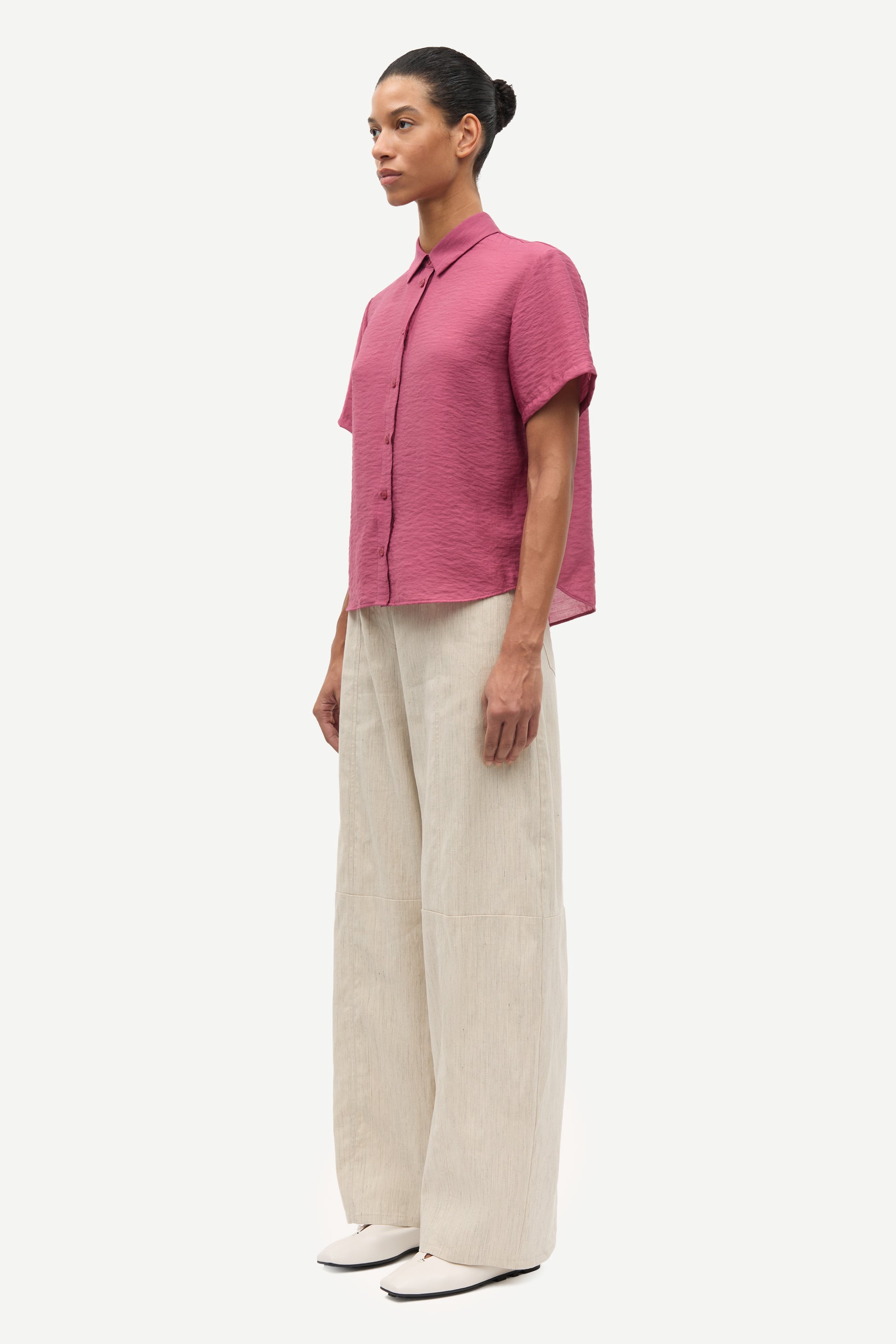 Samsøe Samsøe Saminna SS Shirt Dry Rose - Mojo Independent Store