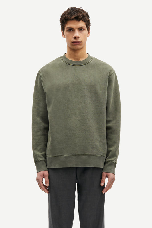 Samsøe Samsøe Pigment Crew Neck Forest Night