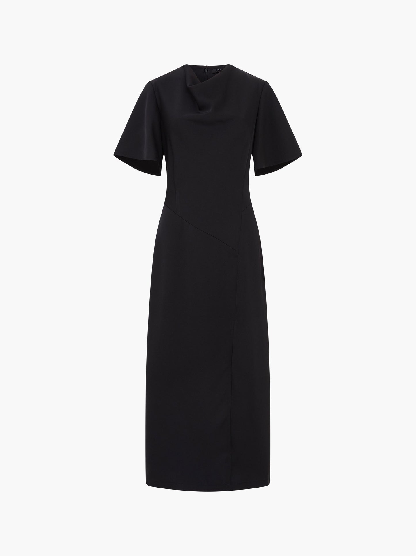 French Connection Fenix Satin Dress Black