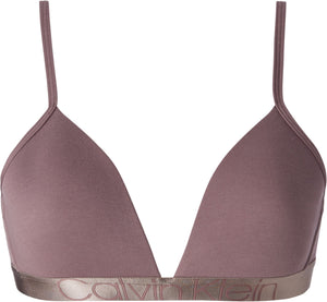Calvin Klein Lightly Lined Triangle Plum Dust