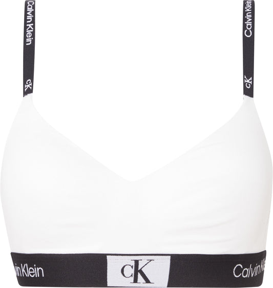 Calvin Klein Lightly Lined Bralette White