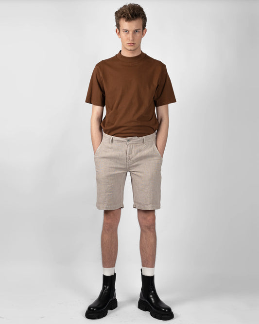 Ljung Washed Shorts Linen Nature