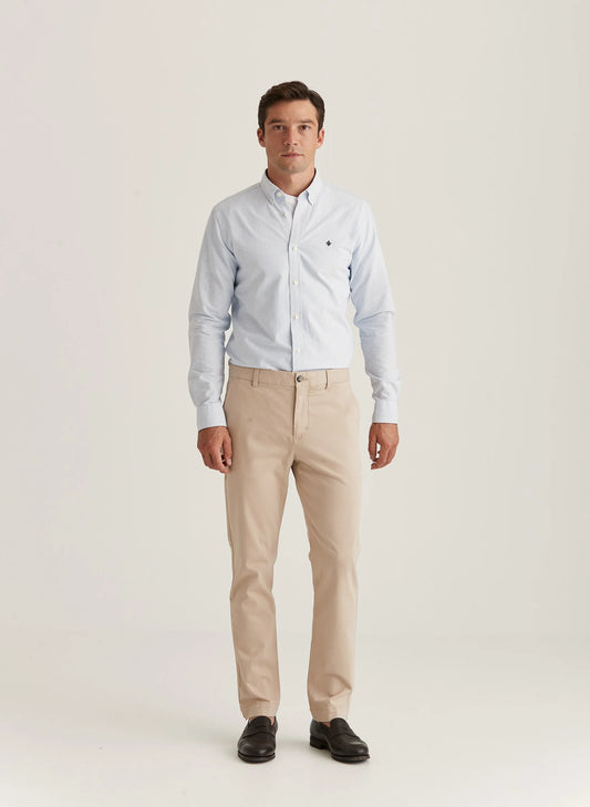 Morris Jeffrey Brushed Chino Khaki