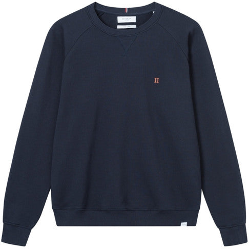 Les Deux Norregaard Sweatshirt Dark Navy/Orange