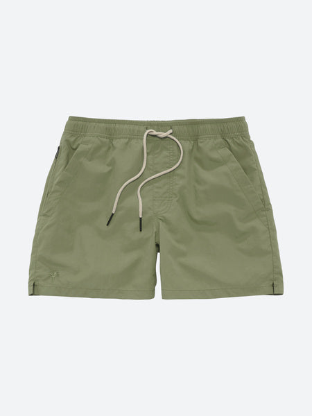Oas Green Nylon Swim Shorts